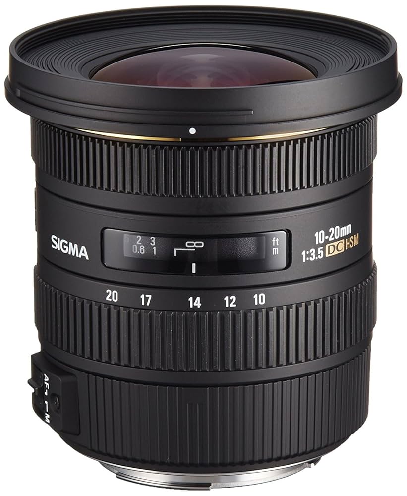 SIGMA 10-20mm 1:3.5 EX DC HSM レンズEFマウント Sigma 10-20mm f/3.5 EX DC HSM ELD SLD Aspherical Super Wide